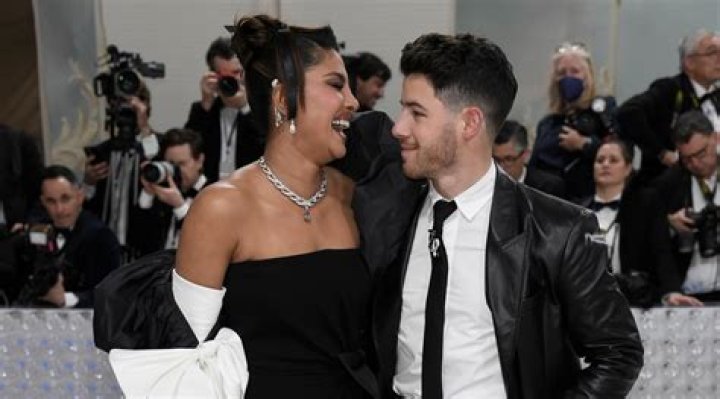 Priyanka Chopra Holds Hands With Nick Jonas & Rocks Sheer Dress On His Music Video Set – Pics
