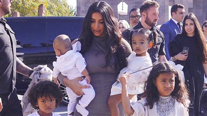Kim Kardashian’s ‘Sweetest Boy’ Psalm Looks Identical To Big Sister Chicago While Wearing SKIMS