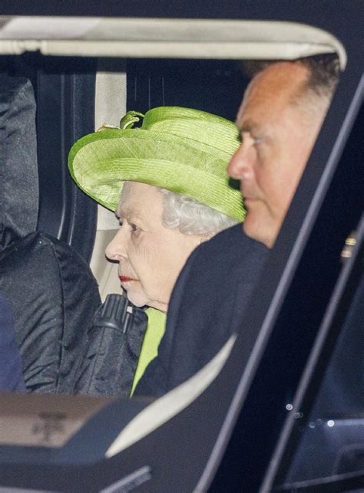 Queen Elizabeth Attends Christening of Great-Grandsons In 1st Public Appearance Since Back Sprain