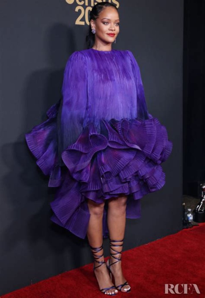 Rihanna Slays In Glam Purple Gown At 2020 NAACP Image Awards — See Pics
