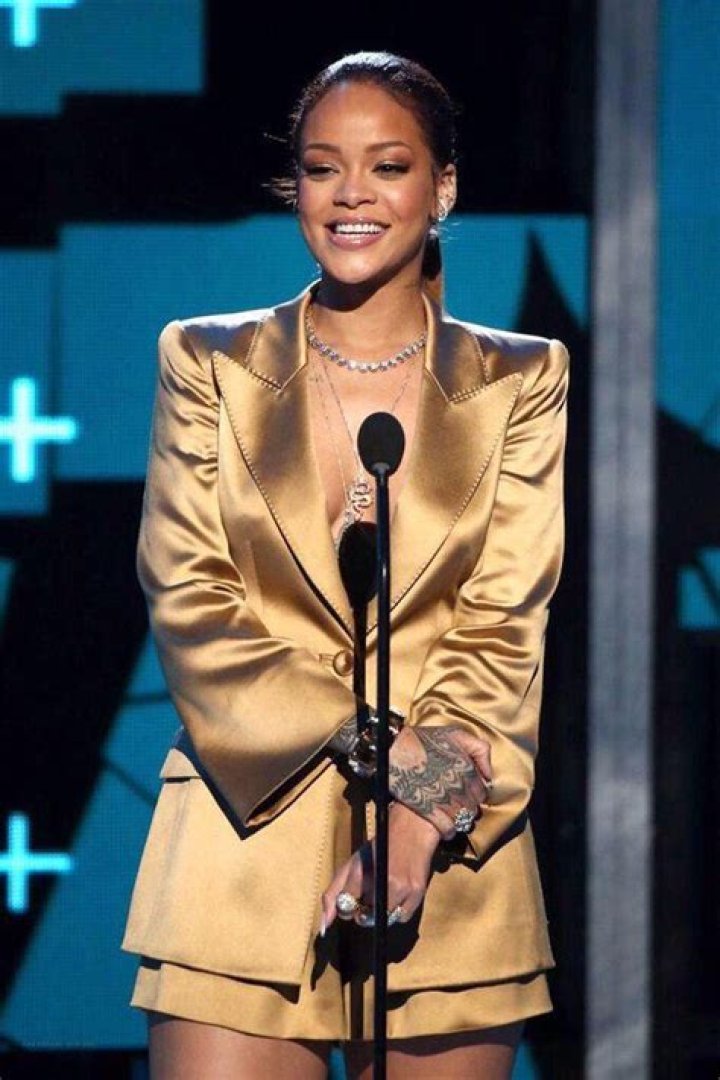 Pregnant Rihanna Rocks Open Satin Jacket & Shorts After Dropping Due Date Hint: Photos