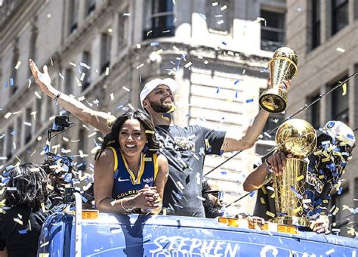 Steph Curry’s Daughter Riley, 8, Looks So Grown Up & Rocks Warriors Gear At Championship Parade
