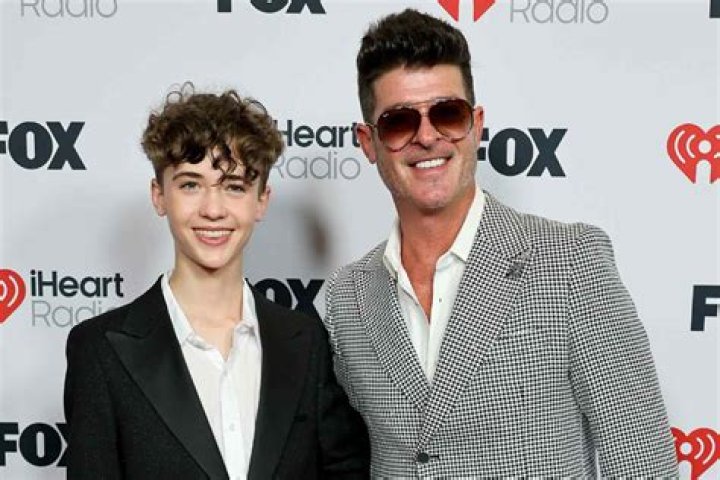 Robin Thicke Bonds With Son Julian, 11, At Nobu Before Driving Off In A Porsche – Photos