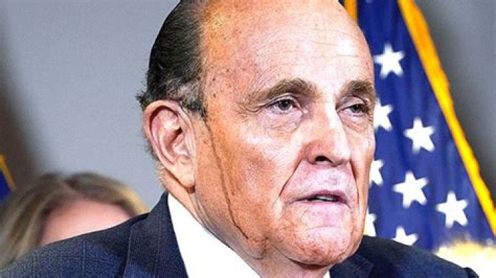 Rudy Giuliani Quotes ‘My Cousin Vinny’ As Hair Dye Drips Down His Face – Hollywood Life