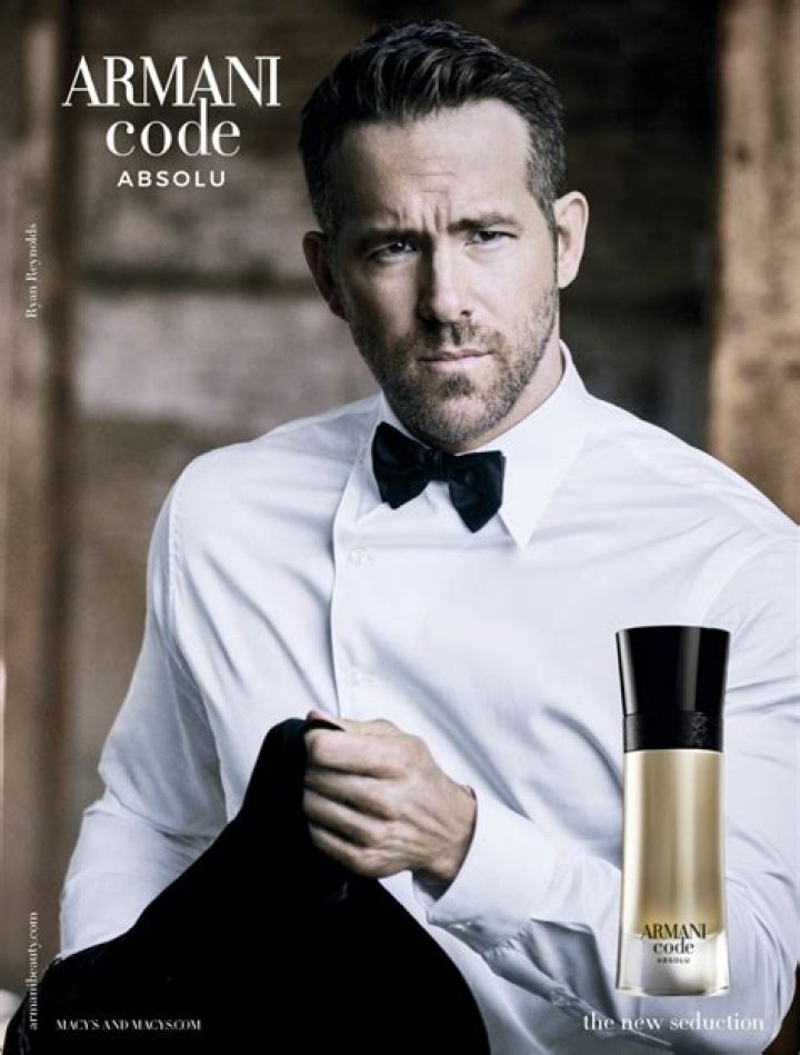 Ryan Reynolds For Armani — New Face Of Code Absolu Fragrance – Hollywood Life