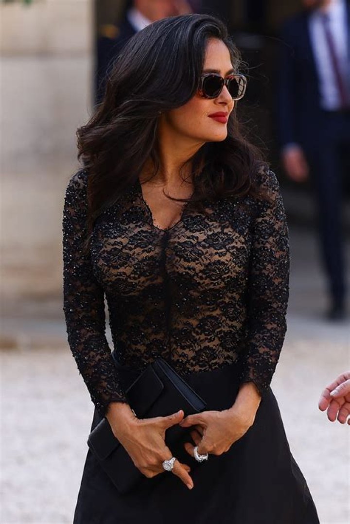 Salma Hayek, 55, Slays In String Bikini & Beach Hat In Stunning New Photo: ‘Happy Monday’