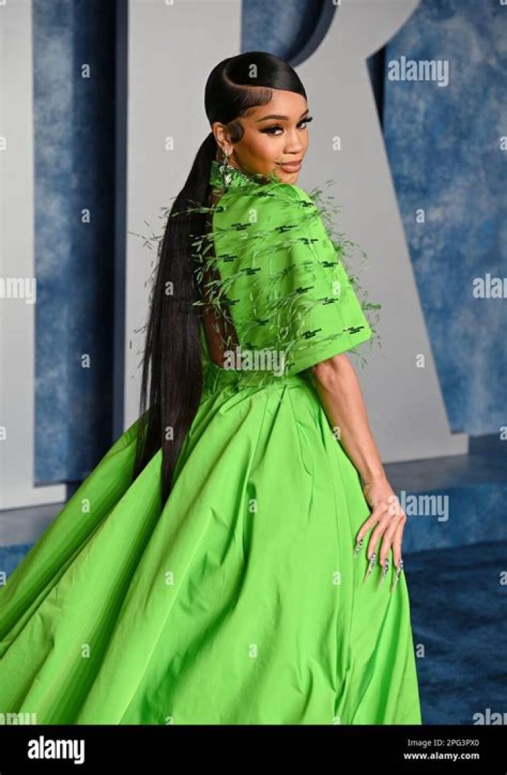 Plunging Slit Gown – Hollywood Life