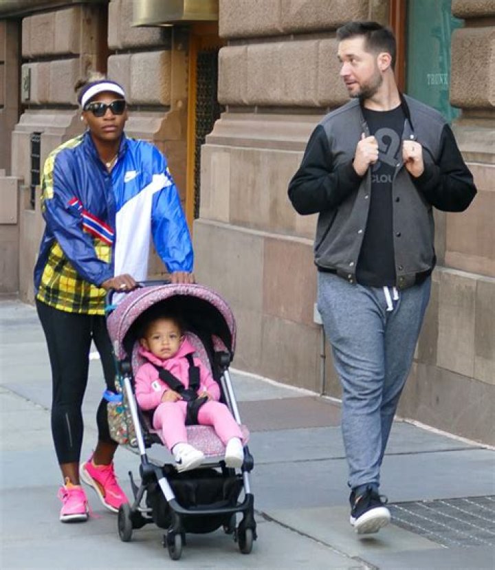 Serena Williams & Alexis Ohanian Take Daughter Olympia, 23 Mos., For A NYC Stroll Before U.S. Open