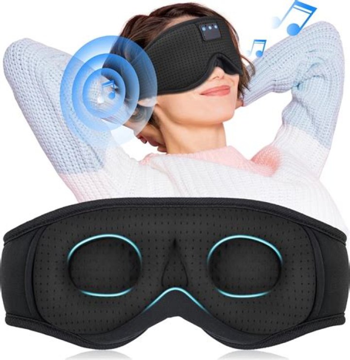 This Music Sleep Mask With Over 4,500 Reviews Will Put You Right To Bed & It’s Under $20