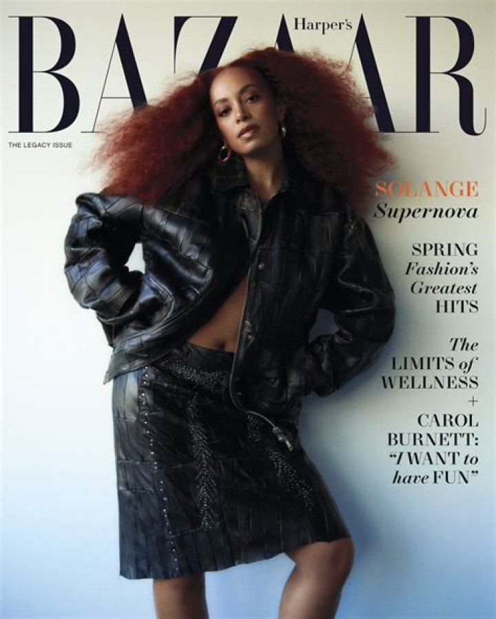 Solange Knowles Looks Amazing In Gorgeous Black Halter Top & Skirt For Stunning ‘Harper’s Bazaar’ Cover – Pics