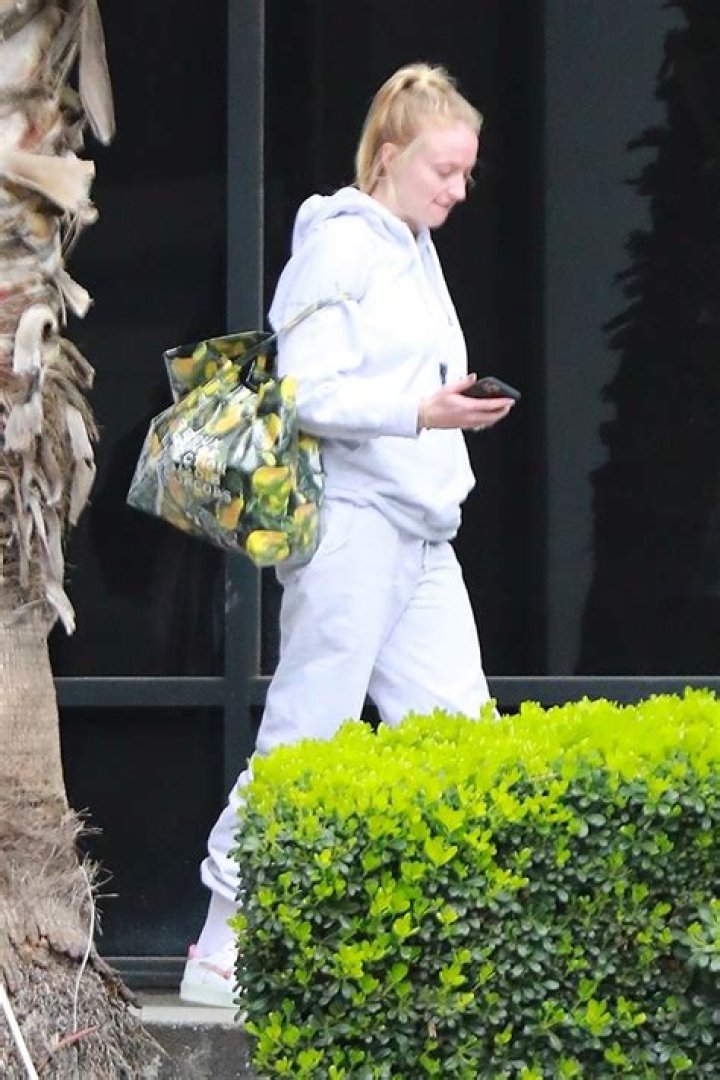 Sophie Turner Sports Baggy Sweatshirt & No Makeup After Suspected ‘Babymoon With Joe Jonas  
