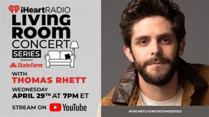 Thomas Rhett’s iHeartRadio Living Room Concert: Watch The Country Star’s At-Home Performance