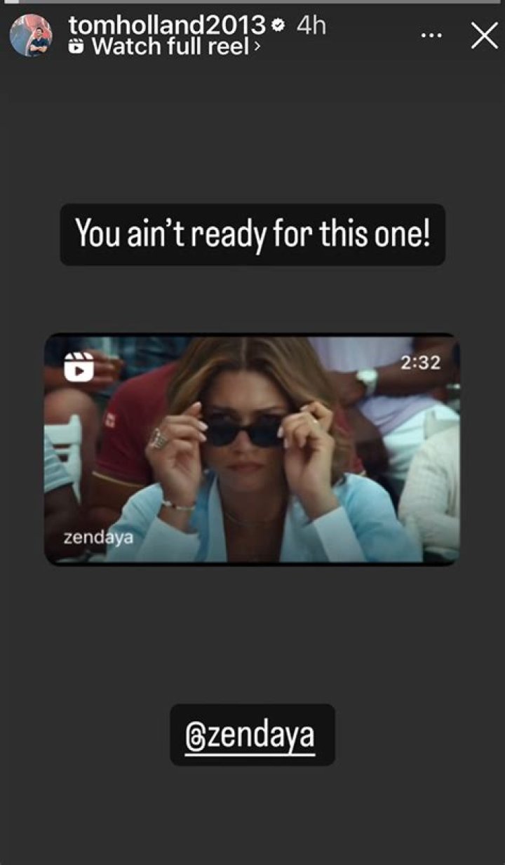 Tom Holland Sweetly Shows Support for Zendaya’s Sexy ‘Challengers’ Movie in New Message