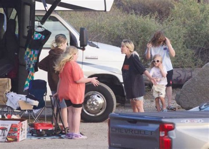 Tori Spelling Spotted In RV At Campsite With Her Kids: Photos – Hollywood Life