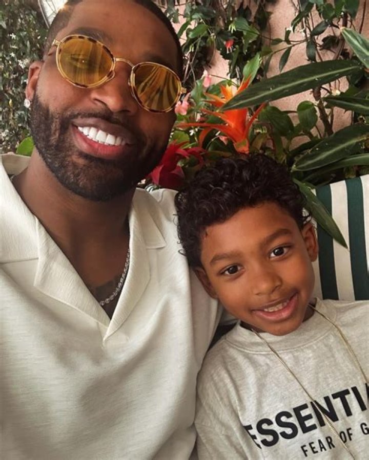 Tristan Thompson’s Son Prince, 3, Looks So Grown Up Rocking Leather Jacket In Rare Photo — See Pic