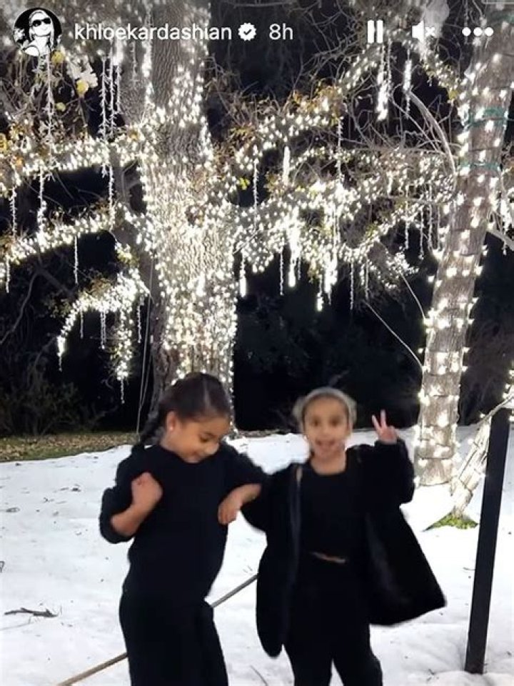 True Thompson, 2, Sings Ariana Grande While Enjoying Holiday Lights With Mom Khloe Kardashian