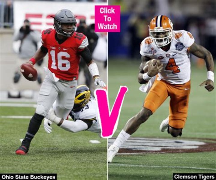 Ohio State Buckeyes Vs. Clemson Tigers Live Stream: Watch The Fiesta Bowl Online