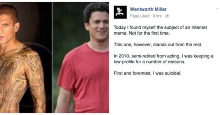 Wentworth Miller Suicide Confession After Fat-Shaming Meme — Read Letter – Hollywood Life