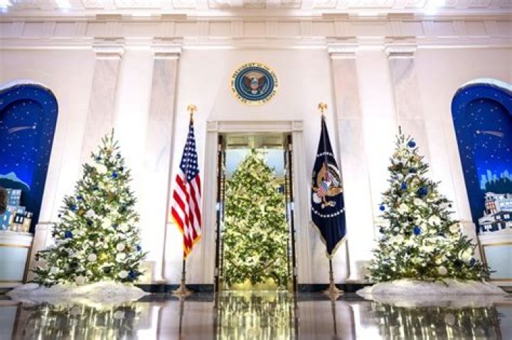 White House Christmas Decorations 2021: See Photos Of The Tree & More