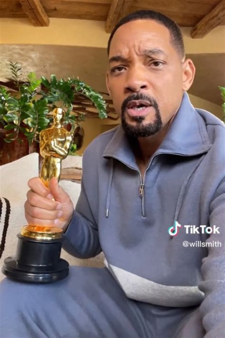 Will Smith Wonders What His Oscar Thinks Of His Infamous Slap In New TikTok Video: Watch