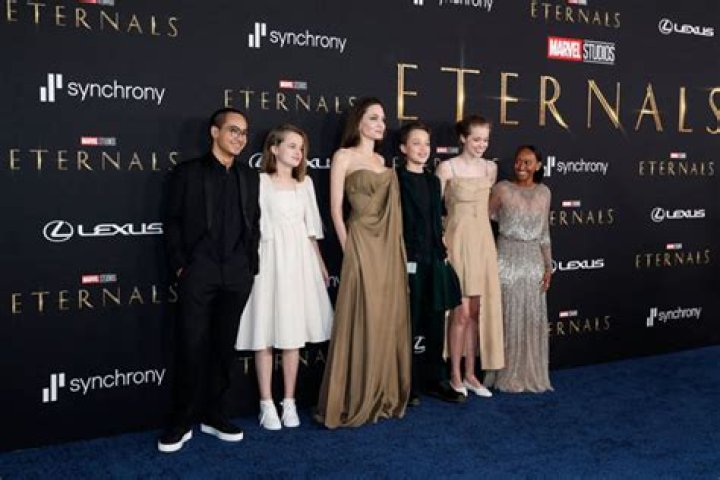 Zahara Jolie-Pitt Wears Mom Angelina’s Dress ‘Eternals’ Premiere – Hollywood Life