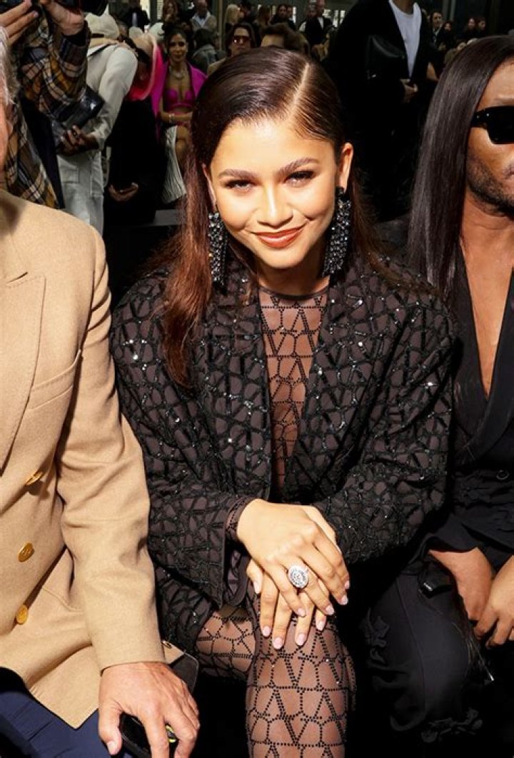 Zendaya In Sheer Catsuit For Valentino Show: Photos – Hollywood Life
